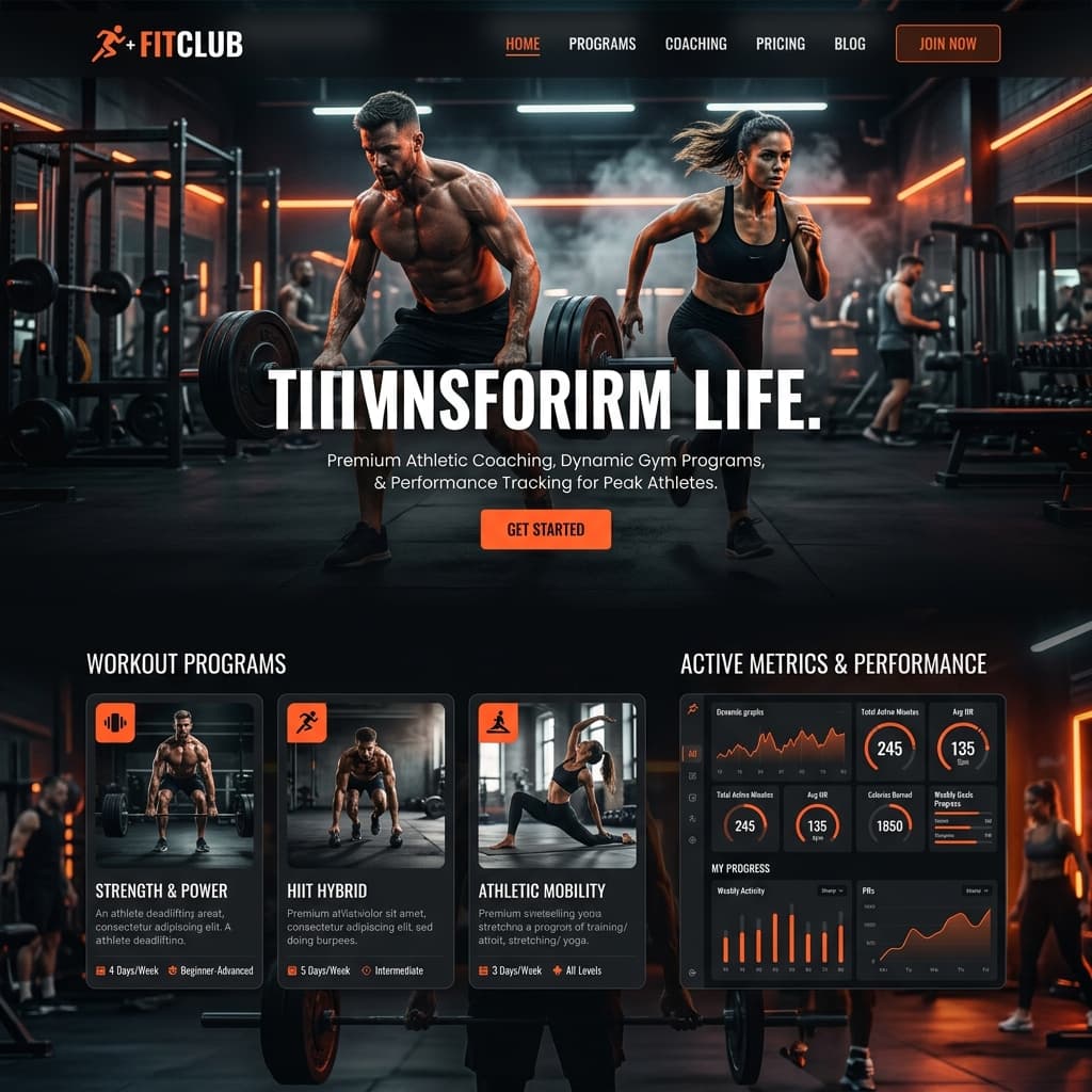 FitClub Landing